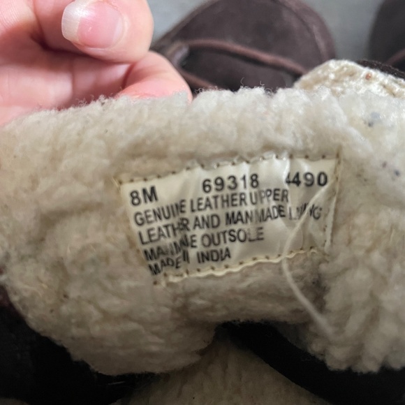 Timberland Women's Reykir Ghillie US 8M Brown Suede Sherpa Boot - Picture 5 of 7